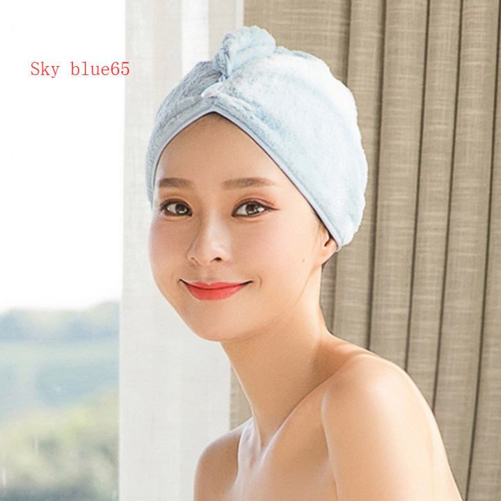 Women's Microfiber Hair drying cap