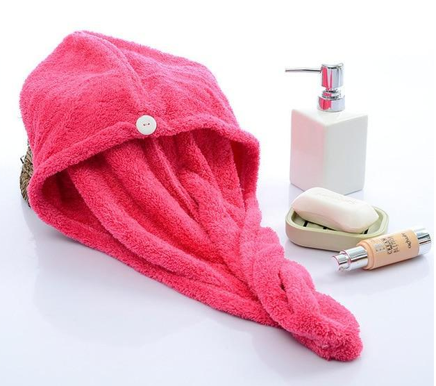 Women's Microfiber Hair drying cap