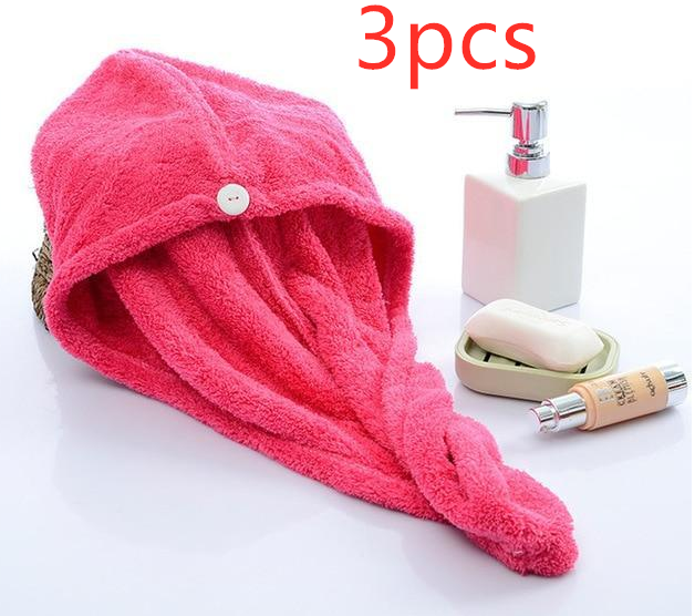 Women's Microfiber Hair drying cap