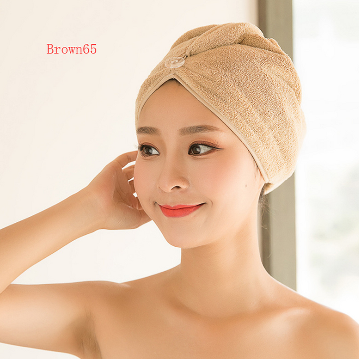 Women's Microfiber Hair drying cap