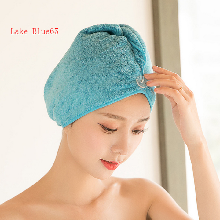 Women's Microfiber Hair drying cap