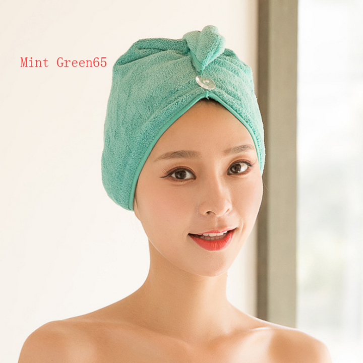 Women's Microfiber Hair drying cap