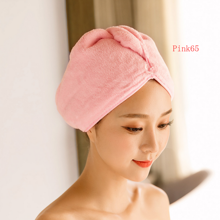 Women's Microfiber Hair drying cap