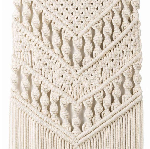 Bohemian macrame woven hanging tapestry