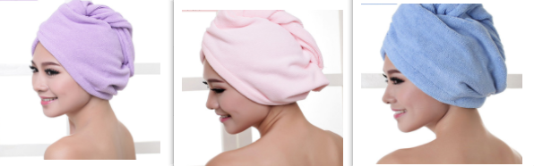 Women's Microfiber Hair drying cap