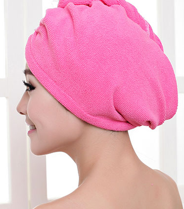 Women's Microfiber Hair drying cap