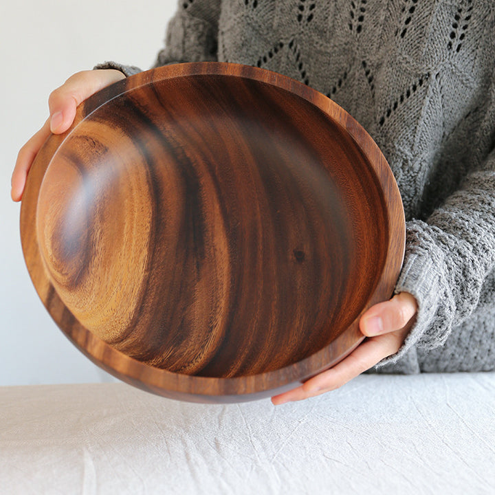 Acacia wooden bowl tableware