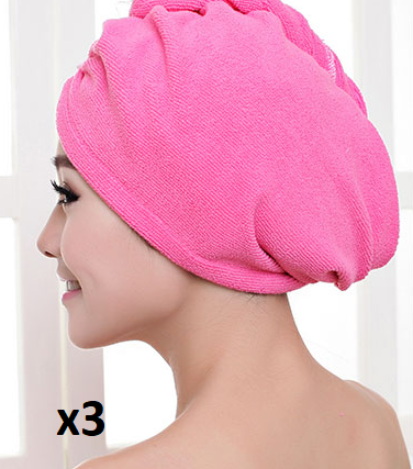 Women's Microfiber Hair drying cap