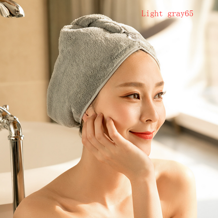 Women's Microfiber Hair drying cap