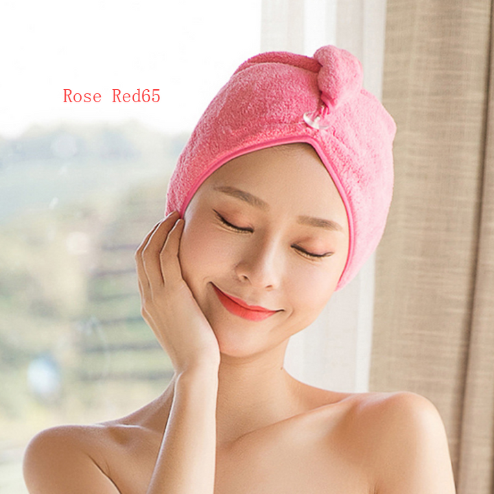 Women's Microfiber Hair drying cap