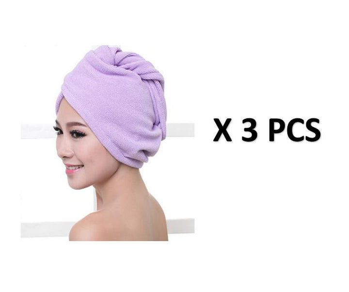 Women's Microfiber Hair drying cap